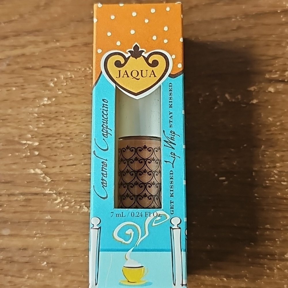 NIB Jaqua Beauty Caramel Cappuccino Lip Whip Lip Gloss With Shimmer